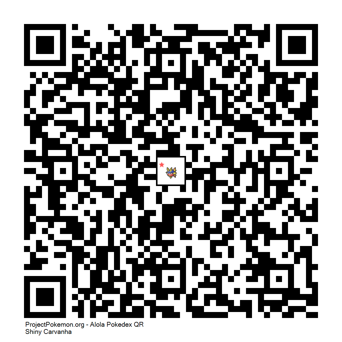 Cdigo QR de Carvanha variocolor
